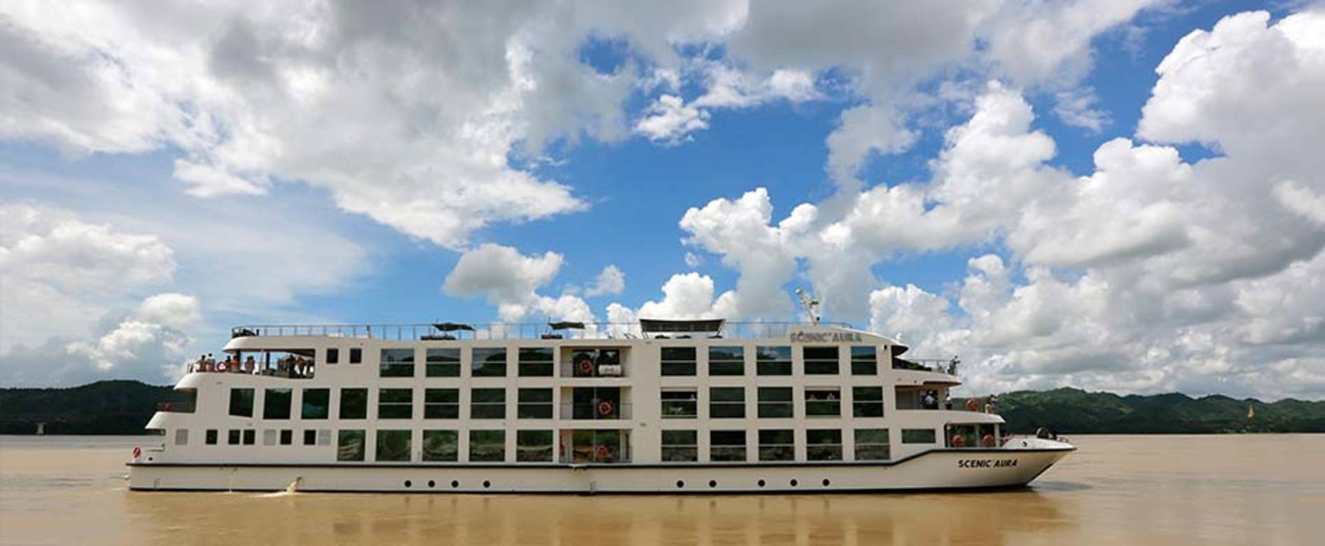 A photo of the Scenic Aura cruise ship